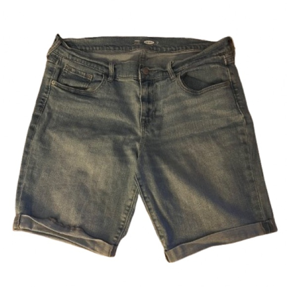 Old Navy Fitted Denim Bermuda Shorts